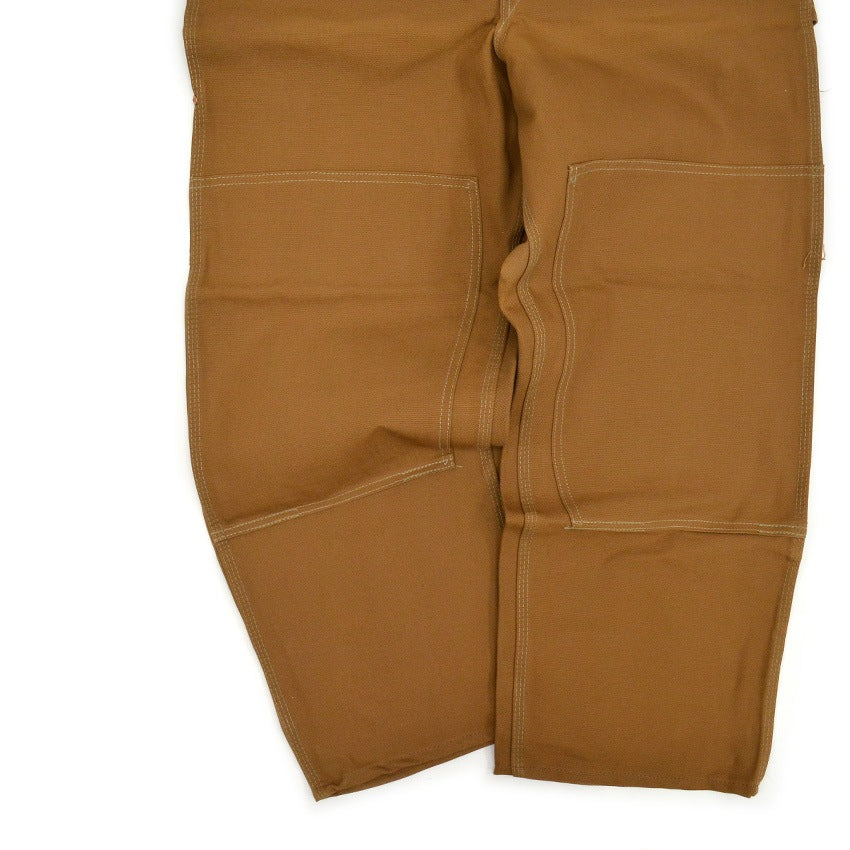 1970's Deadstock CARHARTT BROWN DUCK DOUBLE KNEE OVERALL...W36 L28