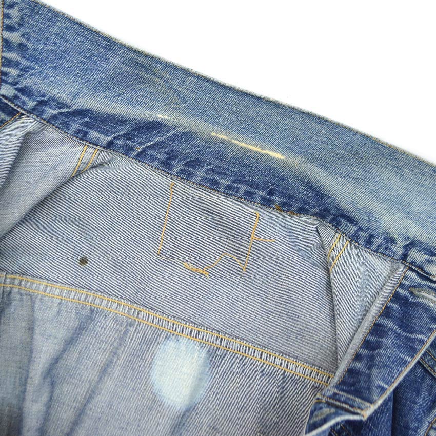 1950's LEVI'S 507XX DENIM JACKET BLEACHED...