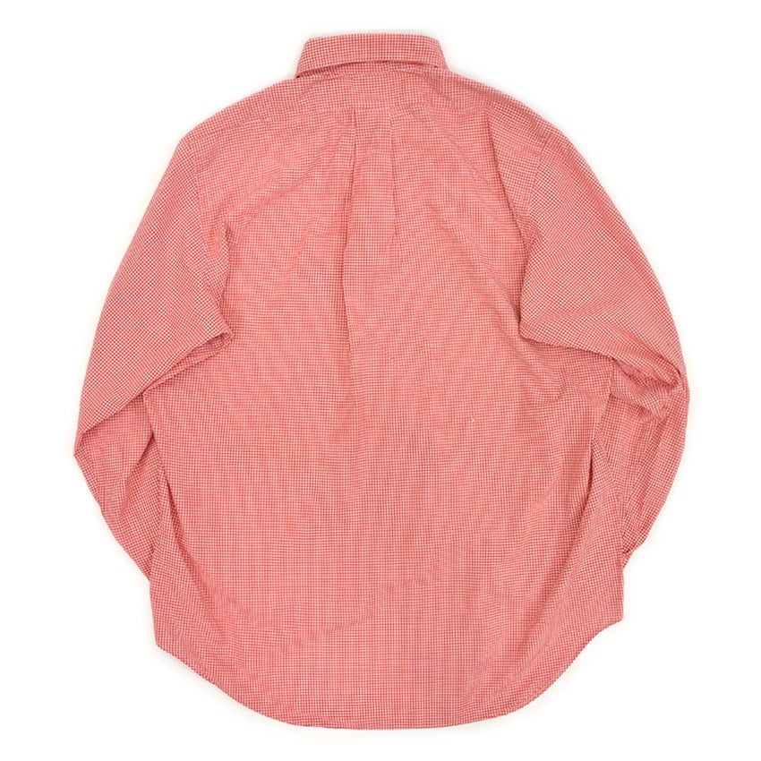 1980s Brooks Brothers Gingham Check Button-Down Shirt ... M