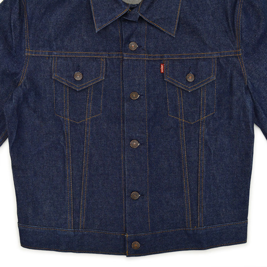 1970's~ Levi's 70506 DENIM JACKET TWO POCKET NO WASH Rare item... 42