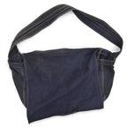 1950s Press Newspaper Bag, Eggplant Navy Blue...