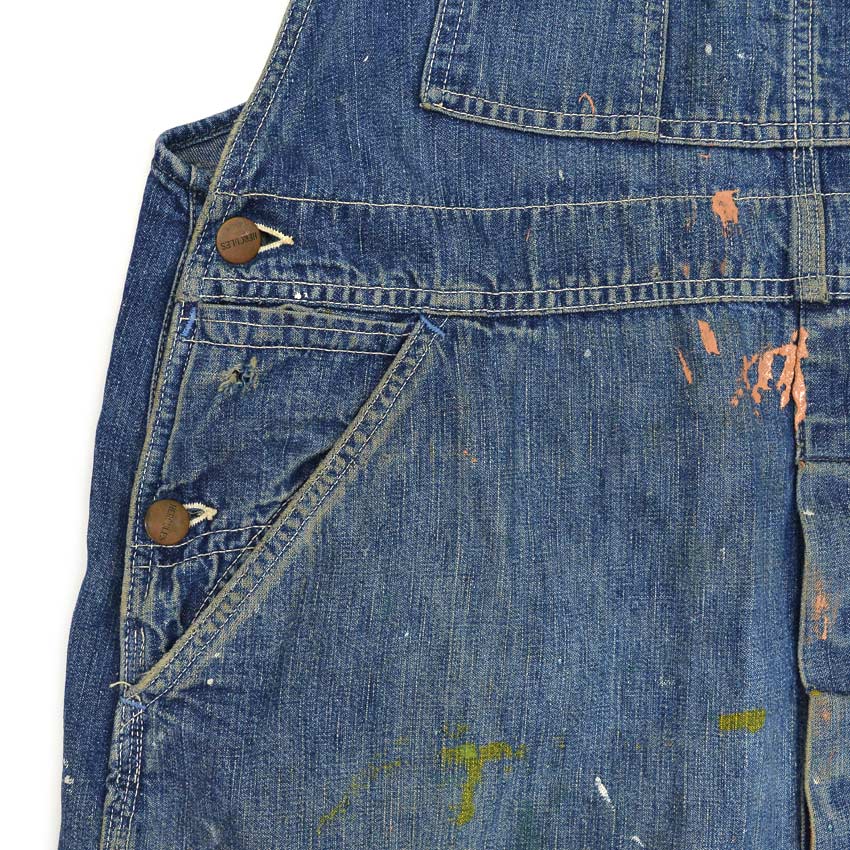 1950's HERCULES DENIM OVERALL...W37