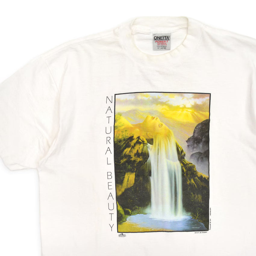 1990's ONEITA JIM WARREN NATURAL BEAUTY ART T-SHIRT... XL