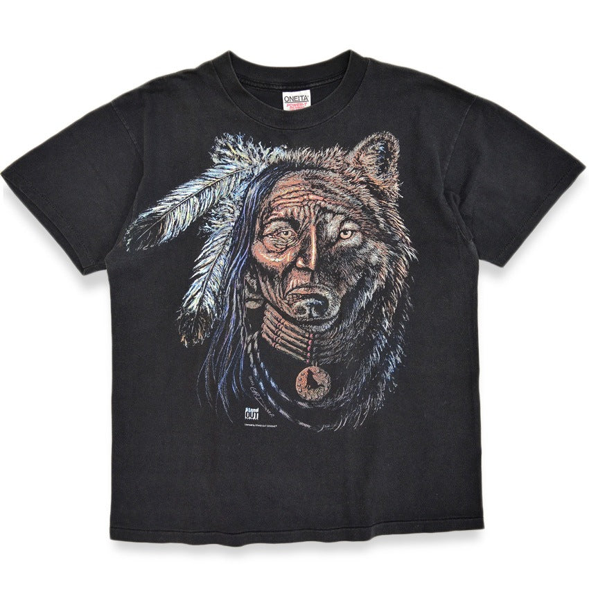 1990's ONEITA STAND OUT DESIGNS GRAPHIC T-SHIRT...L