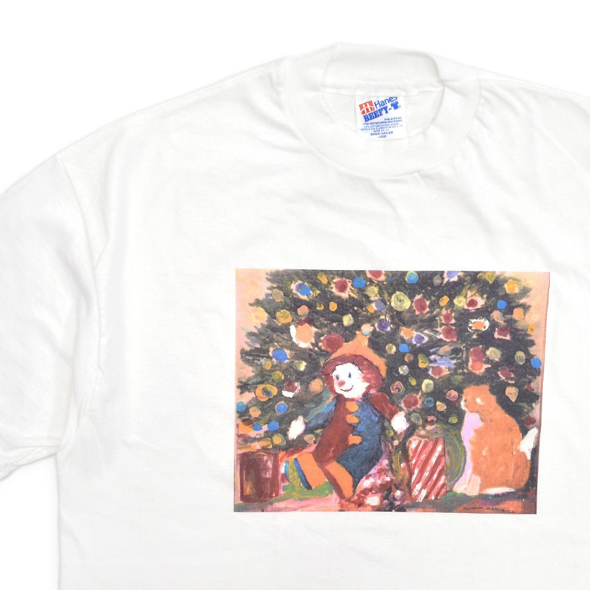 1990's DEADSTOCK Hanes MLADIN ZARUBICA ART PRINT T-SHIRT ... L