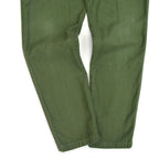 1960's USARMY COTTON SATEEN OG-107 BAKER PANTS SLIM CUSTOM... W31 L32