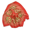 1920's~ DEADSTOCK FLORAL TURKEY RED BANDANA...