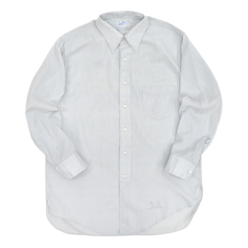 1940's〜 DEADSTOCK LONGWEAR STRIPE SHIRT ... 151/2