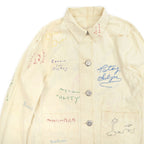 1930's~ SEWN SIGNATURES MEMORIAL JACKET...