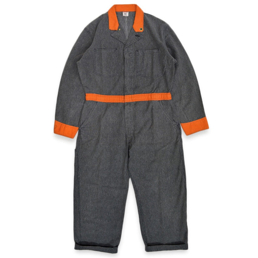 1950's TIMKEN TWO TONE COVERT WORK COVERALL... 40