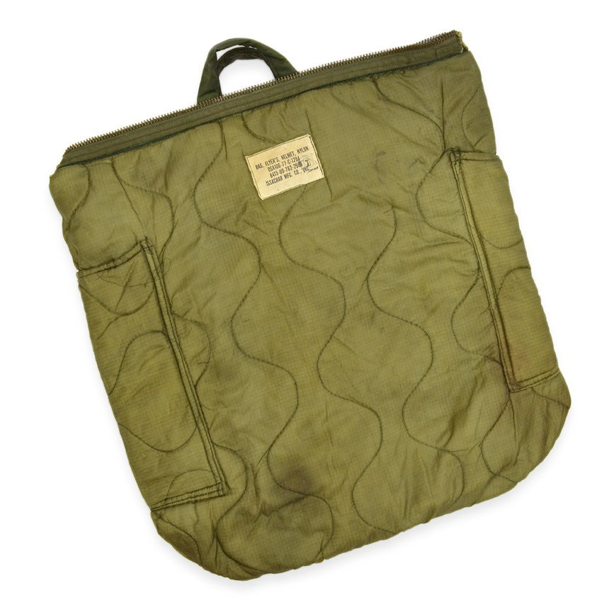 1970's USNAVY BAG, FLYER'S, HELMET LEATHER PATCH...