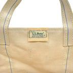 1980's L.L.BEAN ART PAINT BOAT AND TOTE GREEN ... LARGE