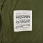 1970s Deadstock US Army Parka, Men's, M-65, Aluminum Zipper... X-Small