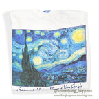 1990's HANES ゴッホ 星月夜 T-SHIRT ... M