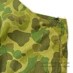 ~1960's DEADSTOCK FROGSKIN CAMO HBT HUNTING OVERALL...EX-LARGE