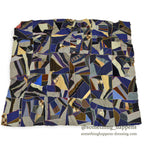 1920's OLD CRAZY PATCHWORK QUILT TOP ... 218cm×185cm