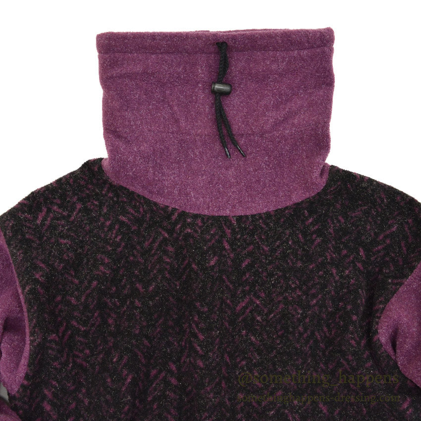1990's SUNBUSTER NECK WARMER FLEECE PULLOVER ... M