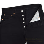 DEADSTOCK Levi's 501 BLACK DENIM PANTS Made in USA... W33 L32