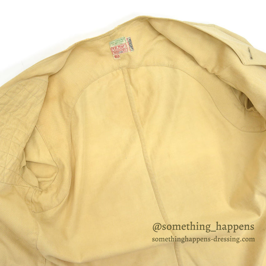 1930's O.N.FORD VON LENGERKE & ANTOINE NORFOLK STYLE SHOOTING JACKET ... 40