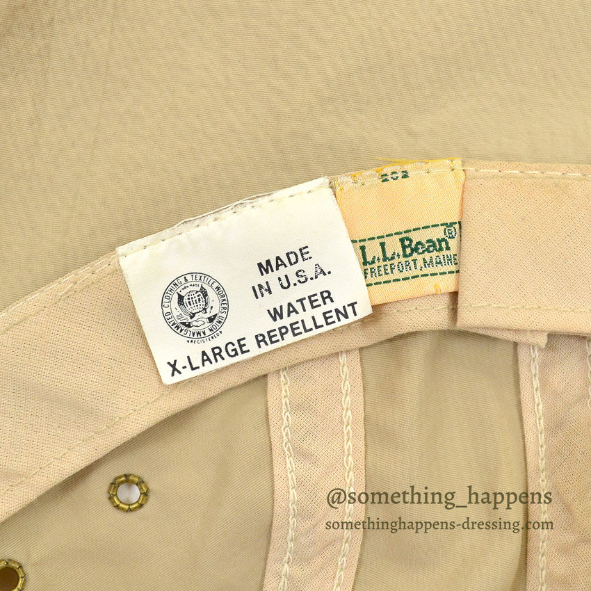 1980's L.L.BEAN FISHING CAP ... X-LARGE