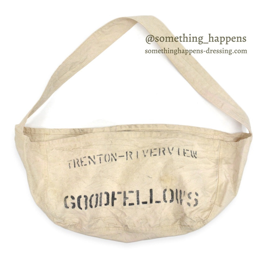 1960's~ TRENTON-RIVERVIEW GOODFELLOWS NEWS PAPER BAG...