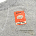 ~1960's DEADSTOCK DERBY BRAND SINGLE V ALL COTTON SWEAT SHIRT 2...L
