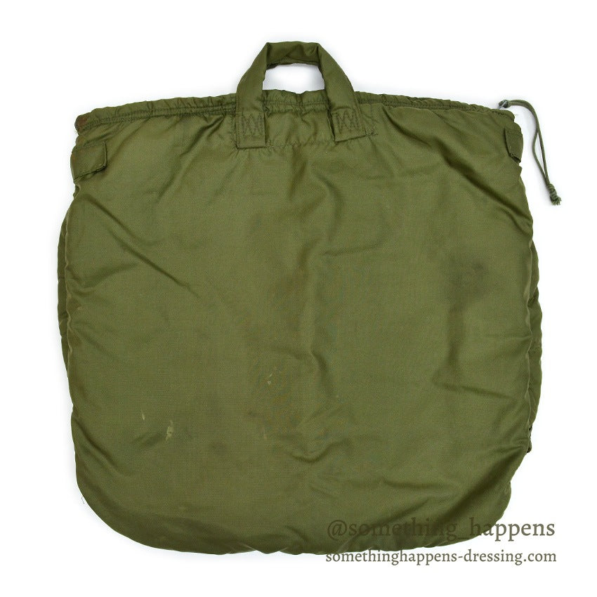 1970's U.S.A.F. BAG, FLYING HELMET, NYLON ALUMINUM ZIPPER ...