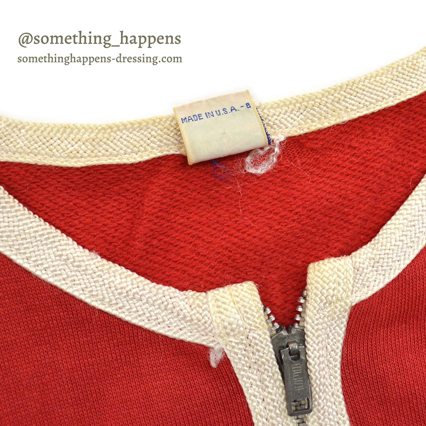1960's SPORTSWEAR ZIP UP SWEAT SHIRTS...L