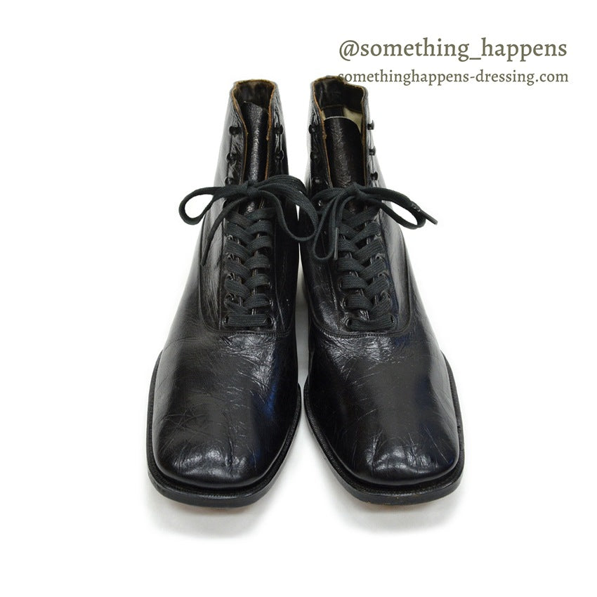 1920's~ UNITED STATES RUBBER COMPANY LEATHER SHOES WITH BOX...