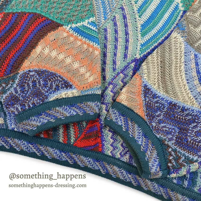 1990's~ TUNDRA CANADA CRAZY COTTON KNIT SWEATER... L