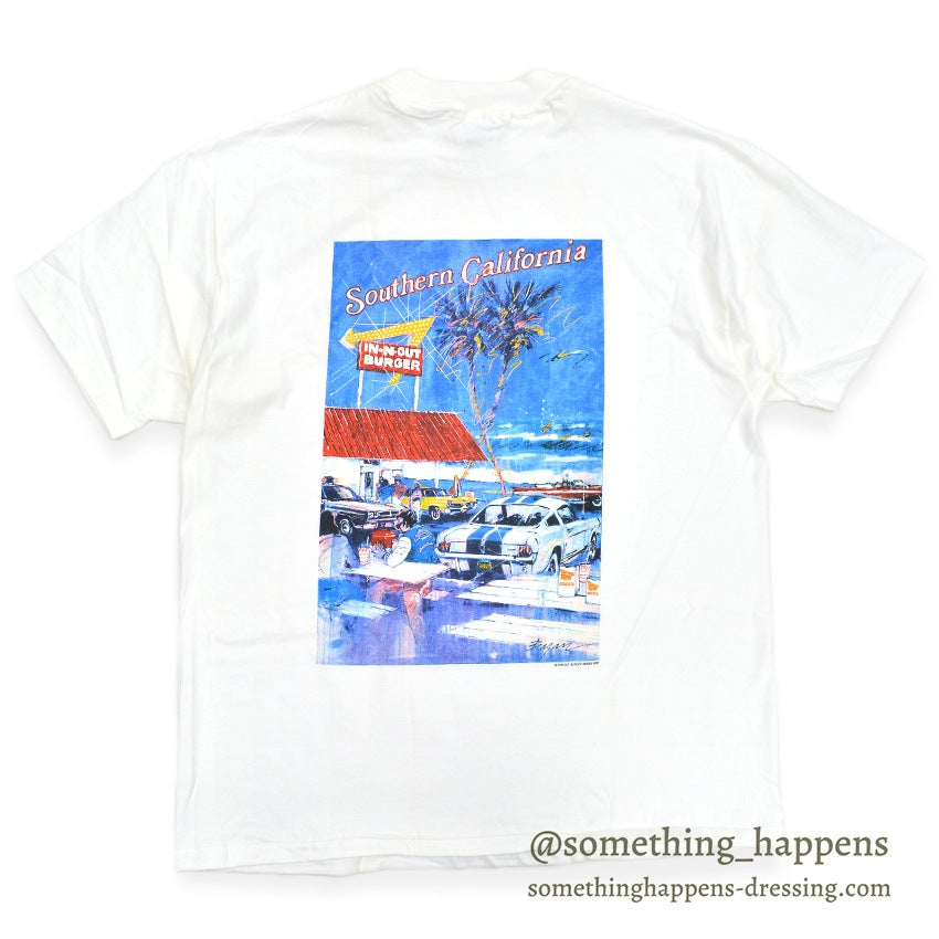 1990's DEADSTOCK HANES IN-N-OUT BURGER T-SHIRT ... XL