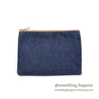 1970's CONE MILLS DEEPTONE DENIM POUCH...