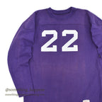 1960's CHAMPION FOOTBALL T-SHIRT PURPLE ... L