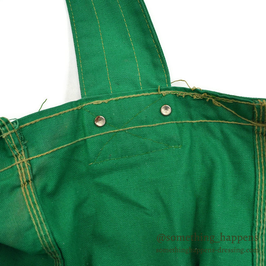 1960's THE DAILY GAZETTE STERLING-ROCK FALLS NEWS PAPER BAG GREEN...