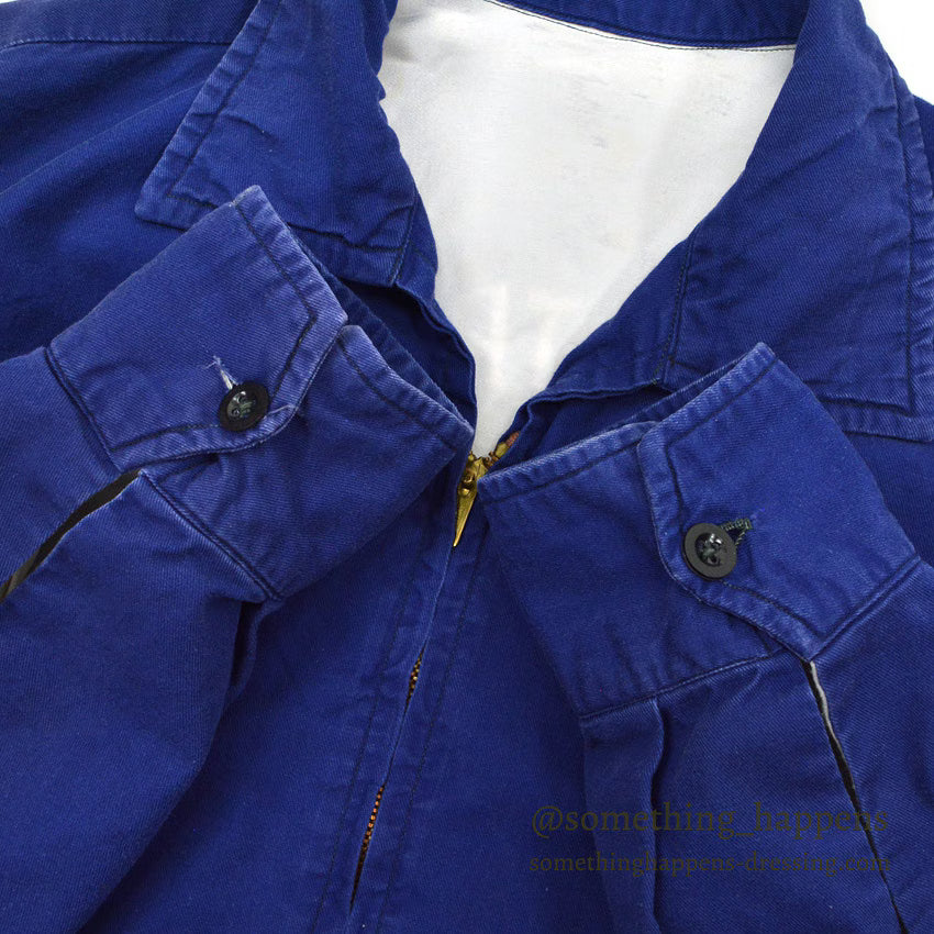 1960s Vietnam Souvenir Jacket (Vietnamese style) 1965. Blue...