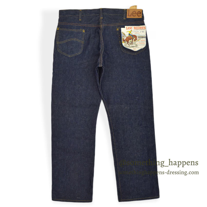 1960's DEADSTOCK Lee 101Z DENIM PANTS SELVEDGE... W36/L34