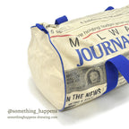 1980's~ AIR-TEX MILWAUKEE JOURNAL SENTINEL ADVERTISING DUFFLE BAG...