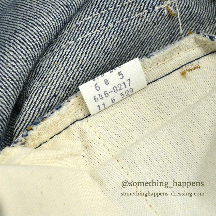 1970's DEADSTOCK Levi's 646 DENIM PANTS... W33/L36