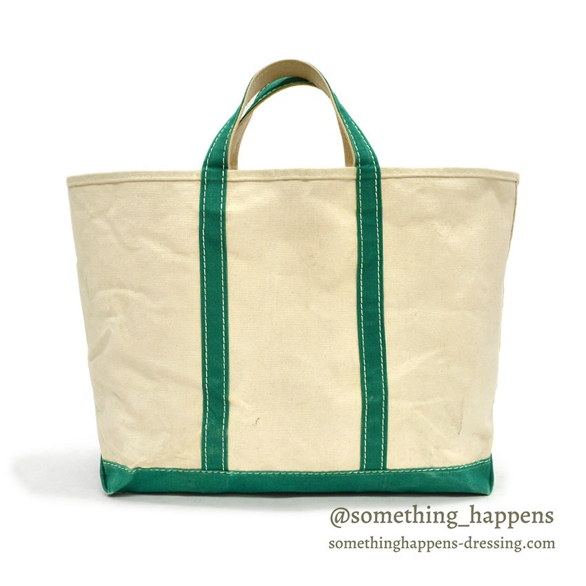 1980's LLBEAN BOAT AND TOTE GREEN... LARGE