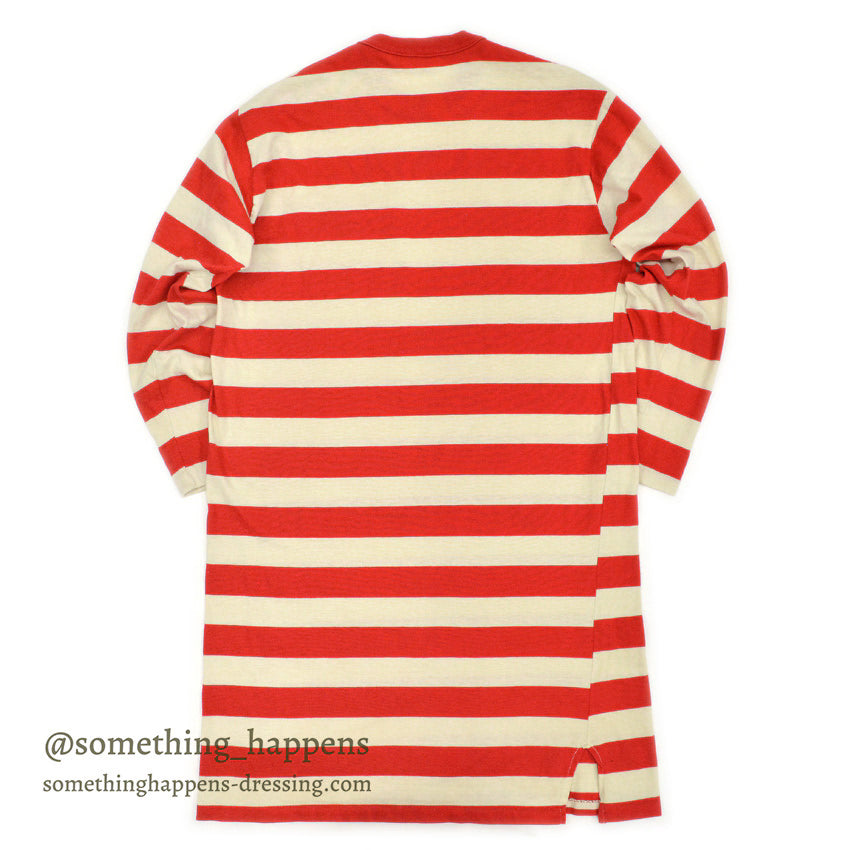 1970's TOWNCRAFT BORDER L/S POCKET T-SHIRT LONG ... L