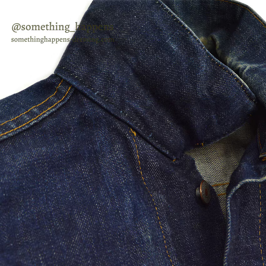 1960's LEVI'S 70505 BIG-E DENIM JACKET DARK ... Fits like 44