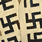 c.1920's NAVAJO RUG WHIRLING LOGS SWASTIKA... 191cm/123cm