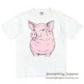 1990's ONEITA PIG PRINT T-SHIRT... L