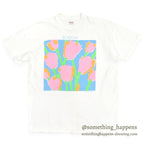 1980's〜 STEDMAN BOSTON FLORAL ART PRINT T-SHIRT ... XL