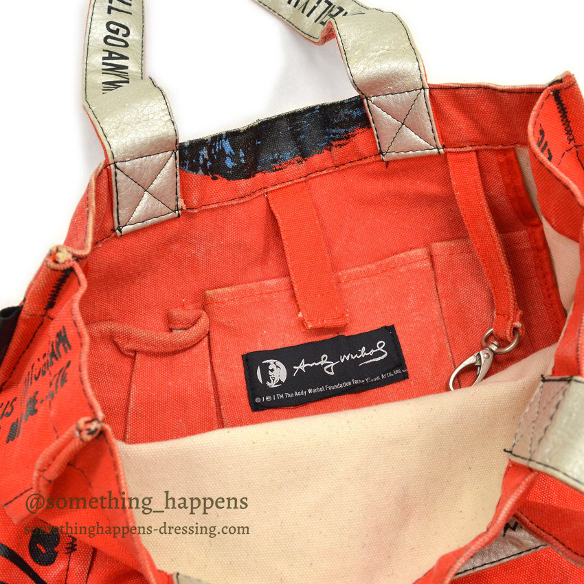 LOOP NYC JACKIE ANDY WARHOL CANVAS TOTE BAG ...