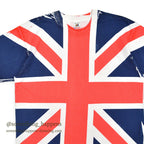 1990's FRUIT OF THE LOOM UNION JACK ALL OVER PRINT T-SHIRT ... XL