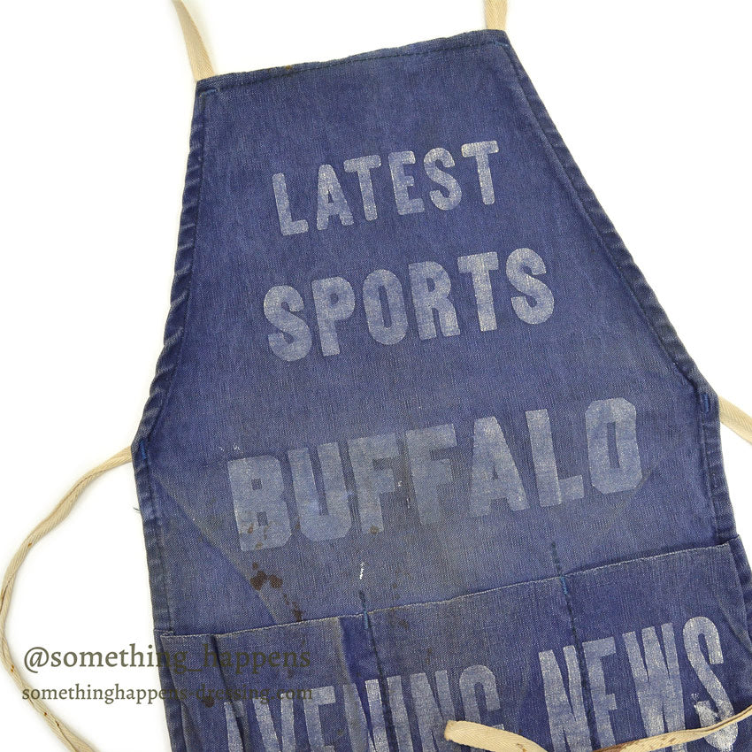 1950's〜 BUFFALO EVENING NEWS CANVAS APRON ...
