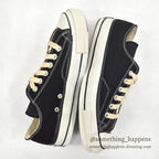 1970's DEADSTOCK CONVERSE CHUCK TAYLOR LO BLACK OX... 7