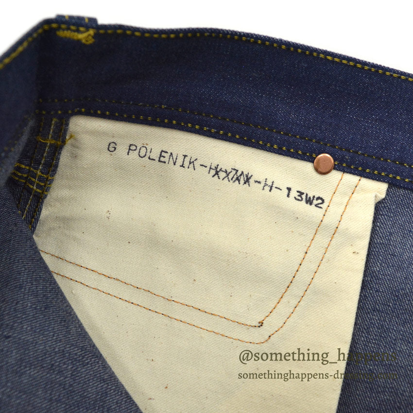1960's DEADSTOCK Lee 191Z JELT DENIM PAINTER PANTS... W38/L29