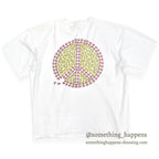1990's AAA LADYBUGS PEACE ART PRINT T-SHIRT ... XXL